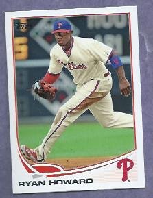 2013 Topps Baseball Ryan Howard Philidelphia Phillies # 6