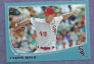 2013 Topps Baseball Walmart Blue Chris Sale Chicago White Sox # 49