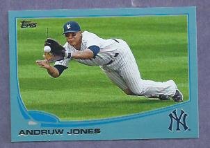 2013 Topps Baseball Walmart Blue Andruw Jones New York Yankees # 326