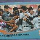 2013 Topps Baseball Walmart Blue San Francisco Giants NLDS Game 5 # 260