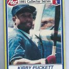 1991 Post Cereal Kirby Puckett Minnesota Twins # 28 of 30 Oddball