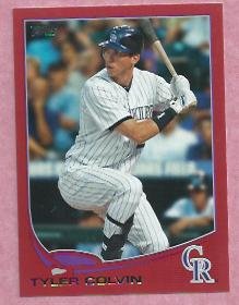 2013 Topps Baseball Target Red Tyler Colvin Colorado Rockies # 265