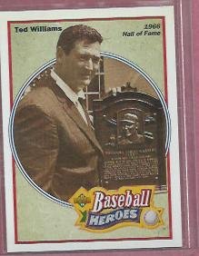1992 Upper Deck Baseball Heroes Ted Williams Boston Red Sox # 35