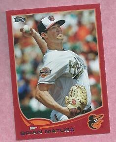 2013 Topps Baseball Target Red Brian Matusz Baltimore Orioles # 217