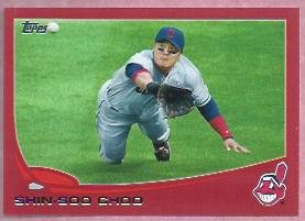 2013 Topps Baseball Target Red Shin Soo Choo Cleveland Indians # 17
