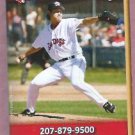 2010 Portland Sea Dogs Pocket Schedule Red Sox