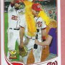 2013 Topps Baseball Series 2 Steve Lombardozzi Washington Nationals # 568 Rookie