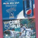 2013 Kansas City Royals Pocket Schedule Pepsi