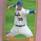2013 Topps Baseball Series 2 Collin McHugh GOLD New York Mets # 529 / 2013 ROOKIE