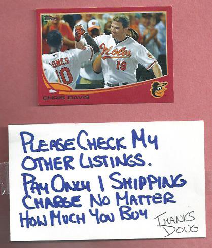 2013 Topps Target Red Chris Davis Baltimore Orioles # 119