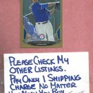 2013 Bowman Gold Nelson Cruz Texas Rangers # 58