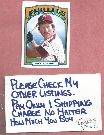 2013 Topps Archives Mike Schmidt Philidelphia Phillies # 28