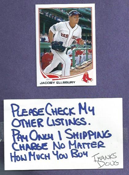 2013 Topps Jacoby Ellsbury Boston Red Sox # 241