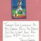 2003 Topps Opening Day Mini Scratchoff Andruw Jones Atlanta Braves