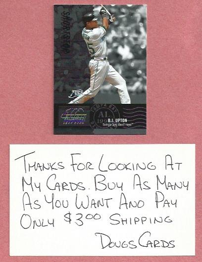 2005 Leaf Century Collection BJ Upton Tampa Bay Rays # 174 Rookie