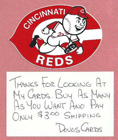 Vintage Cincinnati Reds Sticker