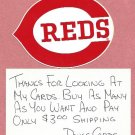 Vintage Cincinnati Reds Sticker