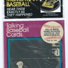 1989 CMC Talking Baseball Cards Willie Mays 1954 World Series Catch Giants # 9