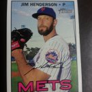 2016 Topps Heritage Jim Henderson New York Mets # 512 High Number