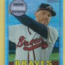 2018 Topps Heritage Chrome Refractor Freddie Freeman Braves # THC-100 #/ 569