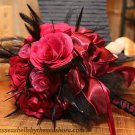 LOT OF HANDMADE ROSES - CUSTOM TO YOUR WEDDING COLORS
