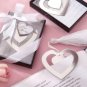 Love Story Heart Shaped Bookmark Wedding Favor