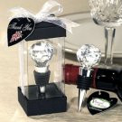Crystal Ball Wine Stopper Wedding Favor