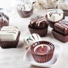 Chocolate Candy Candle Wedding Reception Favors
