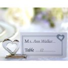 Wedding Reception Favor Heart Shaped Place Card Holder