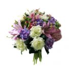 Beautiful Roses and Lilies Bridal Wedding Bouquet