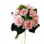 Beautiful Large Open Pink Roses Wedding Bridal Bouquet