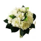 Beautiful Ivory Roses Wedding Bridal Bouquet