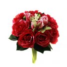 Beautiful Red Roses Wedding Bridal Bouquet