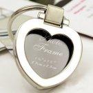 Chrome Heart Keyring/Mini Photo Frame Wedding Favor