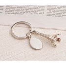 "Destination Wedding" Eiffel Tower Keyring w/Gift Bag