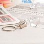 You Light up My World Bulb Wedding Keyring