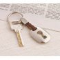 "Hemp Roped in Love" Lock Keyring in Velvet Gift Bag
