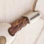 "Hemp Roped in Love" Lock Keyring in Velvet Gift Bag