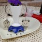 Newly Wedded Bears Keyrings Set 2 in Velvet Gift Bag