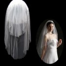 3 Layers Elbow Length Wedding Veil TS023