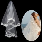 1 Layer Cathedral Length Wedding Bridal Veil TS034