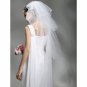 3 Layer Elbow with Beading Wedding Bridal Veil WAV0001