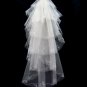 6 Layer Waltz w/Embroidery Wedding Bridal Veil WAV0003