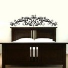 Damask Floral Theme Wall Decal Sticker Several Colors