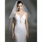1 Layer Waltz with Beading Wedding Bridal Veil WAV0011