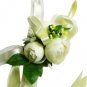 Elegant Yellow Silk Rose Wedding Wrist Corsage SIM111