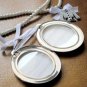 Oval Mirrored Compact/Photo Frame-Great Wedding Favors