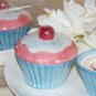 Ceramic Cup Cake Muffin Tea Light Holder Wedding Favor
