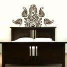 Art DecoTheme Floral Wall Decal Sticker Several Colors