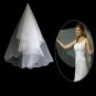 1 Layer Fingertip Length Wedding Veil TS004